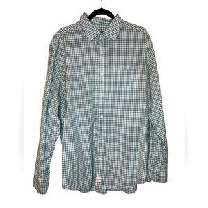 VINEYARD VINES MENS BLUE PLAID CLASSIC FIT‎ MURRAY BUTTON UP SHIRT SIZE XL